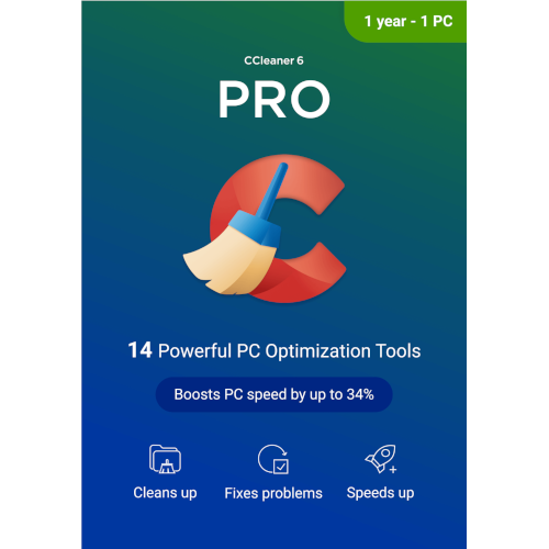 CCleaner Professional (1 Year, 1 PC) [Download]